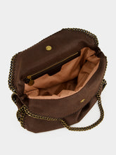 Stella McCartney Mahogany Falabella Fold-Over Tote Bag