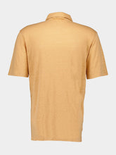 Frescobol Carioca Orange Mello Linen Polo