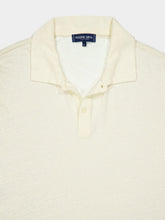 Frescobol Carioca Yellow Haze Mello Linen Polo