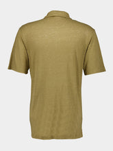 Frescobol Carioca Spinach Mello Linen Polo