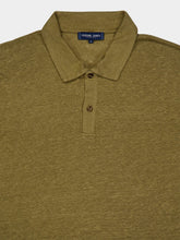 Frescobol Carioca Spinach Mello Linen Polo