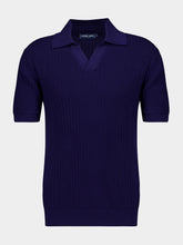 Frescobol Carioca Dusk Chain Stitch Knit Polo