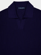 Frescobol Carioca Dusk Chain Stitch Knit Polo