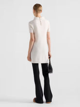 Prada White Wool Mini Dress