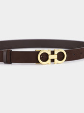 Ferragamo Brown Gancini Leather Belt