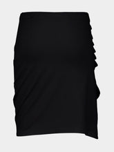 Rabanne Black Pleated Mini Skirt