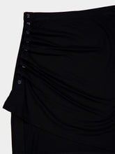 Rabanne Black Pleated Mini Skirt