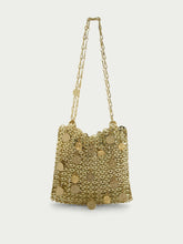 Rabanne 1969 Gold with Medals Shoulder Bag