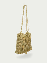Rabanne 1969 Gold with Medals Shoulder Bag