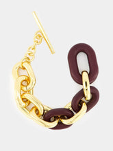 Rabanne Sepia Cable-Link Chain Bracelet