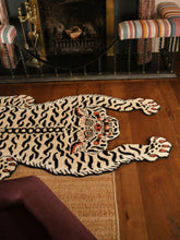 Doing Goods Tan Heritage Yuma Tiger Hand-Tufted Wool Rug