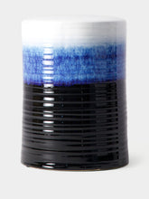 Lager Blue Ceramic Stool