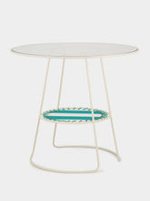 Honoré Green Palmer Striped Table