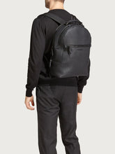 Ferragamo Black Calfskin Leather Backpack