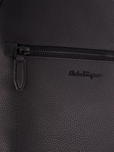 Ferragamo Black Calfskin Leather Backpack