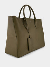 Ferragamo Olive Green Large Tote Bag
