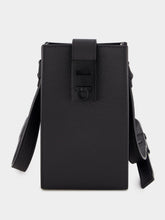 Ferragamo Gancini-buckle Black Leather Crossbody Bag