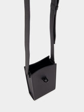 Ferragamo Gancini-buckle Black Leather Crossbody Bag