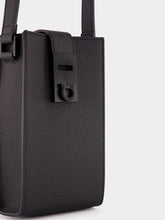 Ferragamo Gancini-buckle Black Leather Crossbody Bag