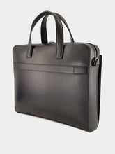 Ferragamo Black Trading Leather Briefcase