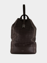 Ferragamo Black Sailor Leather Backpack
