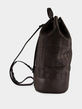 Ferragamo Black Sailor Leather Backpack