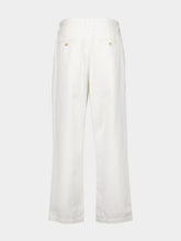 Frescobol Carioca Off-White Also Twill Trousers