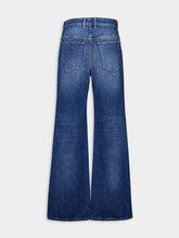 Rabanne Baggy Dark Wash Jeans with Gold Medals