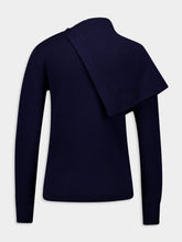 Rabanne Navy Wool Sweater