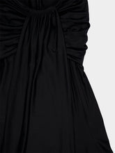 Rabanne Black Draped Maxi Skirt