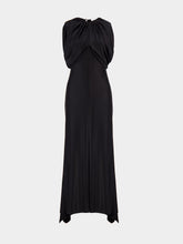 Rabanne Black Draped Maxi Dress