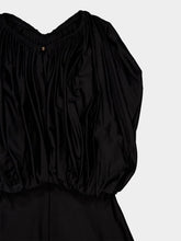 Rabanne Black Draped Maxi Dress