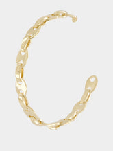 Rabanne Gold Nano Chain Hoop Earrings