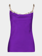 Rabanne Chain Straps Violet Top