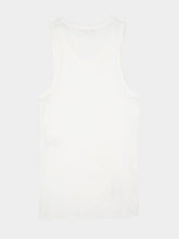 Rabanne White Tank Top with Waist Piercing Detail