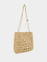 Rabanne Natural Raffia 1969 Wave Bag