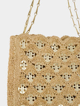 Rabanne Natural Raffia 1969 Wave Bag