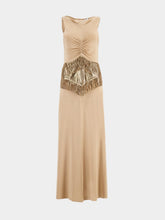 Rabanne Chainmail-Embellished Maxi Dress