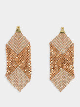 Rabanne Copper Chainmail Earrings