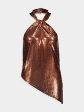 Rabanne Aluminium Mesh Halter Top