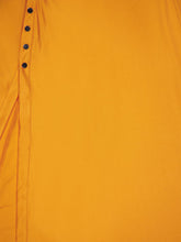 Rabanne Long Light Orange Drapé Pression Dress