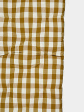 Madam Stoltz Mustard Checked Cotton Mattress