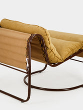 Honoré Camel Campo Corduroy Armchair with Glazed Brown Frame