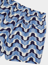 Frescobol Carioca Blue Deserto Print Swim Shorts