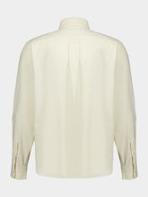 Frescobol Carioca Beige Relaxed Fit Baby Cord Cotton Shirt