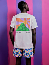 Frescobol Carioca x John Booth Orange Rosa Cotton T-Shirt