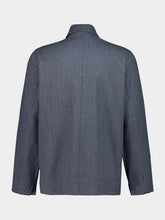 Navy Belford Cotton-Cashmere Jacket