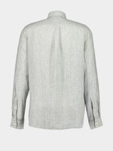 Frescobol Carioca Dark Olive Telles Linen Shirt