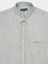 Frescobol Carioca Dark Olive Telles Linen Shirt