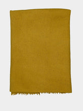 Maison de Vacances Ochre Hand-Knitted Cashmere Throw